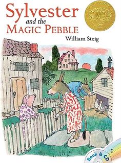 the book cover for sylvester and the magic pebble by william steig