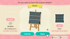 an animal crossing game screen showing the new design