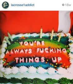 It Cake, Over It, Instagram Post, Cake, Birthday, Funny, On Instagram, Instagram