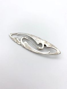 Art Nouveau Crane Brooch - Etsy Brooch Design, Bird People, Timeless Classic, Silver Fashion, Art Nouveau, Silver Plate, Dates, Period, Brass