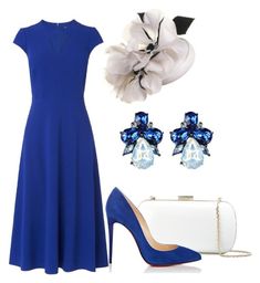 Blue Outfit For Women, Royal Outfit, Women At Work, Clothes Combinations, Ladies Outfits, Royal Clothes, Royal Life, Royal Outfits