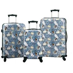 Travel to the magical land of Hogwarts or go on a great summer vacation with this Harry Potter 4 Wheel Luggage Assortment Kit. The officially licensed design is perfect for all Harry potter fans! The assorted sizes makes it perfect for every member of the family!20"Dimensions Overall: 22"h x 13.5"w x 8.5"d CASE: 20"h x 13.5"w x 8" d 24"Dimensions Overall: 25"h x 17"w x 10"d CASE: 24"h x 16.5"w x 9.5" d 28" Dimensions Overall: 30"h x 20"w x 11.5"d CASE: 28"h x 19"w x 11" d Color: One Color. Gende Harry Potter Luggage, Rubber Molding, Hardside Luggage Sets, Cute Suitcases, Harry Potter Hedwig, 3 Piece Luggage Set, Hardside Spinner Luggage, Spinner Luggage Sets, Harry Potter Merchandise