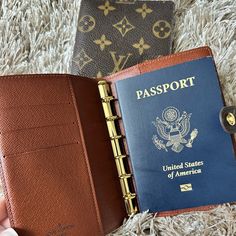 Excellent Condition Louis Vuitton Brown, Louis Vuitton Wallet, Louis Vuitton Bags, Passport Holder, Louis Vuitton Bag, Wallets, Bag Lady, Louis Vuitton, Wallet