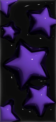 some purple stars are in the dark