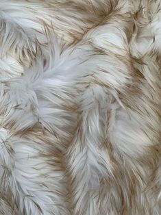 "Faux Fake Fur Animal Long Pile Fabric is a unique type of fur that has a two tone color design through out the fabric. The width of the fabric is 60\" (inches) and has a Pile Length of 2.5\" (inches). Faux Fake Fur Animal Long Pile Fabric is very durable, unmatched in warmth, and very easy to take care of. You can also select from a wide variety of common fur colors to shades not found among animal furs. Either way, by selecting Faux Fake Fur Animal Long Pile Fabric you are getting the best pro Fake Fur Fabric, Mode Mantel, Fur Animal, Fur Texture, Fur Clothing, Animal Fur, Fur Fabric, Fox Fur Coat, Faux Fur Fabric