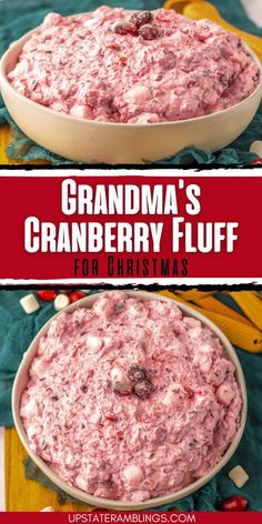 Grandma's Cranberry Fluff Cranberry Dressing Thanksgiving, Cranberry Marshmallow Fluff, Easy Cranberry Dessert Recipes, While Cranberry Recipes, Can Cranberry Recipes, How To Use Cranberries, Easy Fresh Cranberry Recipes, Cranberry Desserts Thanksgiving, Cranberry Fluff Recipe