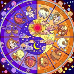 the zodiac sign with different astro signs on it