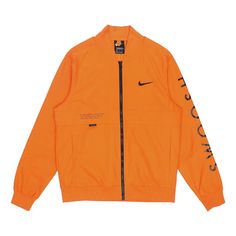 Nike Sportswear Swoosh Logo Printing Sports Jacket Orange DJ5368-801 (Men's/Gift Recommend) Swoosh Logo, Sports Jacket, Nike Sportswear, Mens Gifts, Nike, Orange, Sports, ? Logo, Sneakers