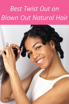 Blown Out Natural Hair, Revlon One Step Hair Dryer, 4b Curls, Twist Out On Natural Hair, One Step Hair Dryer, Lagertha Hair, Hair Dryer Styler, Natural Hair Blowout, Curly Afro Hair