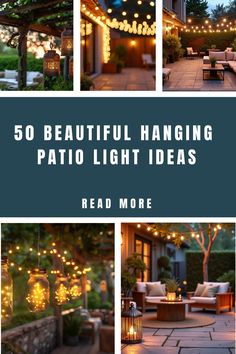 50 cozy and elegant patio setups adorned with various hanging lights. Screened In Porch Hanging Lights, String Light Patterns Outdoor, Porch Lighting Ideas Outdoor, Patio Light Ideas, Bistro Lights Backyard, Patio Lights String Ideas, Outdoor String Lighting, String Lights Outdoor Wedding