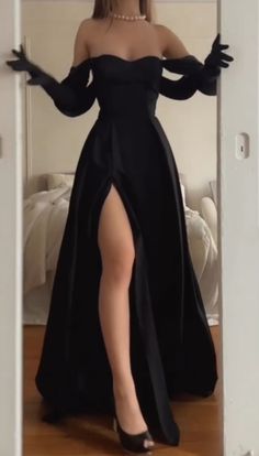 Unique Formal Dresses, Outfit Elegant, Prom Dresses Black, 파티 드레스