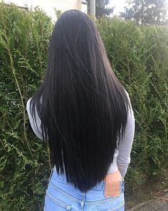 Cute v shaped hairstyle ideas | Trendy hairstyle ideas | Easy hairstyle ideas Haircuts For Long Black Hair Straight, Waist Length Hair Straight, Long V Cut Hair, U Shape Haircut Long Straight Hair, V Haircut For Long Hair, V Shaped Hair, V Shape Haircut, Long Hair V Cut, Black Hair Haircuts