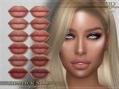 Mermaid Eyes, Kylie Lipstick, Purple Lipstick, Sims 4 Characters, Sims4 Clothes