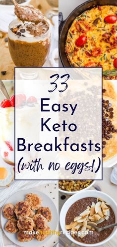 breakfasts with no eggs are easy to make and delicious