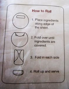 instructions on how to roll the toilet paper