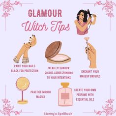 Witch Diary, Glamour Witch, Beauty Spells, Witch Tips, Witchy Tips, Pagan Spirituality, High Vibrations