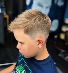 Boys Fade Haircut, Toddler Boy Haircuts, Tan Skin Blonde Hair