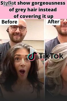 ++ These 50 amazing gray hair makeovers will make you reconsider your position on the much-maligned color. protective hairstyles, braided hairstyles ideas, braided hairstyles easy, braided hairstyles Amazing Gray, Hairstyles Braided, Hairstyles Easy, Hairstyles Ideas, Gray Hair, Grey Hair, Protective Hairstyles