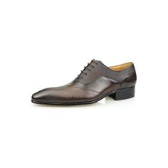 #Color_Coffee Elegant Brown Lace-up Shoes For Formal Occasions, Lace-up Brogue Leather Shoes For Wedding, Lace-up Leather Shoes With Brogue Detailing For Wedding, Brogue Detailed Leather Lace-up Wedding Shoes, Leather Oxfords With Round Toe For Wedding, Brown Round Toe Dress Shoes For Wedding, Wedding Oxfords With Brogue Detailing And Almond Toe, Fitted Brown Lace-up Dress Shoes, Brown Wingtip Shoes For Wedding