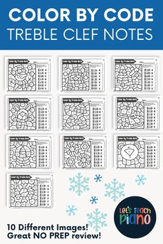 the color by code printable calendar with snowflakes