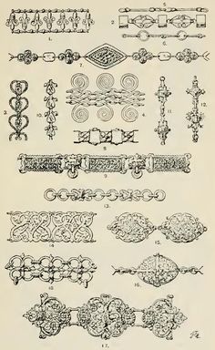 some type of ornamental design in black ink on white paper, with an ornate border