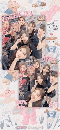 Nmixx Ot7 Wallpaper, Ot7 Wallpaper, Haewon Sullyoon, Nmixx Lily, Kpop Edits