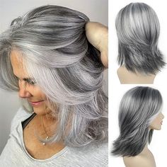 Category:Synthetic Wig; Gender:Women's; Wig Type:Natural Wigs; Occasion:Cosplay Costumes,Birthday,Vacation,Party / Evening,Daily Wear; Age Group:Adults; Color Shade:Gray,Silver,Brown,Pink,Mixed Color; Hair Material:Synthetic Hair; Cap Construction:Machine Made; Texture:Curly; Length:Short; Features:Fluffy,Comfortable,Cosplay,Party,Soft; Heat Resistant:Yes; Listing Date:09/18/2023; Cap Circumference:; Front to Back:; Nape of Neck:; Side to Side Across Forehead:; Side to Side Over Top:; Temple to Kort Bob, Hair Toupee, Grey Wig, Blending Gray Hair, Gray Hair Highlights, Natural Wigs, Long Gray Hair, Low Lights Hair, Pixie Cut Wig