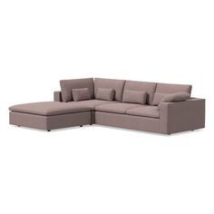 Harmony is our most comfortable sectional ever, thanks to its deep seat, plush cushions and go-anywhere lumbar and throw pillows. This modular version creates your dream sectional today but can be used flexibly down the road. Each has reinforced joinery and is assembled in the USA. KEY DETAILS Engineered hardwood frame with mortise & tenon joinery. All wood is kiln dried for added durability. Lumber pillows and throw pillows included (39" depth sectional does not include lumbar pillows). High-ga Comfortable Sectional, Lumbar Pillows, 3 Piece Sectional, Duck Feather, Pillows And Throws, Engineered Hardwood, Key Details, Polyurethane Foam, Duck Down