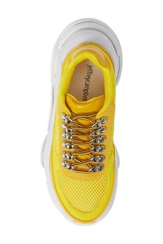 start-header-3dsellers.com-ld-html img {max-width: 100%;} adding mobile description A super-chunky articulated sole intensifies the standout style of a street-worthy sneaker with hiker influence, - 3" heel; 1 3/4" platform- Yellow- Lace-up style- Leather Mesh upper/textile lining/synthetic sole Jeffrey Campbell Hotspot Yellow Oversized Dad Sneakers Platform Ugly Sneakers 8 A super-chunky articulated sole intensifies the standout style of a street-worthy sneaker with hiker influence, - 3" heel; 1 Sneakers Platform, Dad Sneakers, Sneakers Looks, Super Chunky, Yellow Lace, Yellow Fashion, Vintage Summer, Jeffrey Campbell, Up Styles