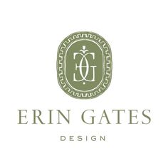 the logo for errin gates design