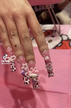 2023 Summer Acrylic Nails, Punk Nails, Grunge Nails, Colored Acrylic Nails, Long Acrylic Nails Coffin, Long Square Acrylic Nails, Bling Acrylic Nails