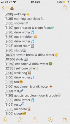 School Routine For Teens, Morning Routine School, Morning Routine Checklist, After School Routine, Pampering Routine, School Routine, Health Routine, Morning Routines