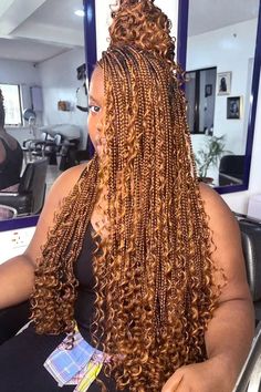 Birthday Braids Black Women, Deep Red Braids, Light Brown Braids With Curls, Fulani Braids Color 30, Maple Brown Braids, 350 Color Braids, Knotless Box Braids Color 30 And 27, 20 Inch Braids, 1b/30 Braids