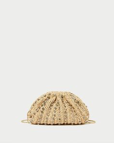 Shop the Bailey Natural/Clear Dome Clutch at Loefflerrandall.com Spring Palette, Clover Green, Crochet Bags Purses, Raffia Bag, Loeffler Randall, Gingham Check, Crochet Bags, Blush Color, Natural Brown