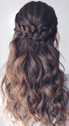 Wedding Hair Half, Guest Hair, Plaits Hairstyles, Prom Hairstyles For Long Hair, Cute Hairstyles For Medium Hair