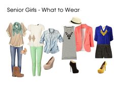 what to wear senioris for the first day of school or college? - click here