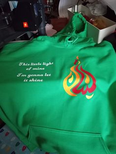 Item shown is on a hoodie that was custom made for a friend who loves Green.  Items are custom made to your preference.  We can discuss items, color, sizes and fonts. Green Items, Teacher Birthday Gifts, Text Shirt, Teachers Day Gifts, Saint Paul Mn, Nursing Tshirts, Custom Shirt, Nursing Shirts, Custom Tees