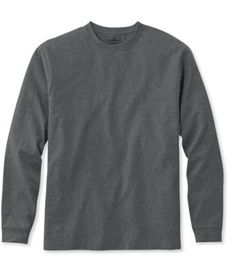 Made of soft cotton that resists wrinkles, stains, shrinking, fading and pilling, our resilient long-sleeve tee keeps its shape wash after wash. Traditional Fit: Relaxed through the chest, sleeve and waist. 100% jersey-knit cotton. Ribbed trim is 90% cotton/10% Lycra® elastane. Double ring-spun fabric fights shrinkage, stains, wrinkles, fading and pilling. Built for comfort, the fabric gets even softer the more you wash and dry it. Machine wash and dry. Comfortable enough for everyday wear. Dura Long Sleeve Soft-washed Cotton T-shirt, Gray Cotton Crew Neck Long Sleeve Top, Classic Long Sleeve Fall T-shirt, Classic Long Sleeve Relaxed Fit T-shirt, Soft-washed Gray Long Sleeve T-shirt, Basic Gray Long Sleeve T-shirt, Basic Long Sleeve Gray T-shirt, Casual Long Sleeve Soft-washed T-shirt, Casual Soft-washed Long Sleeve T-shirt