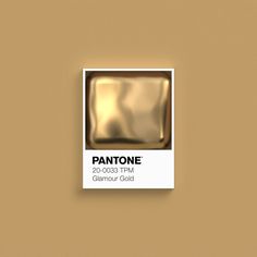 PANTONE 20-0033 TPM Glamour Gold Metallic Shimmers Color Swatch Pantone Metallic Gold, Gold Pantone Color, Metallic Pantone, Pantone Color Guide, Crown Paints, Pantone Palette, Hex Color, Color Pantone, Water Chestnut