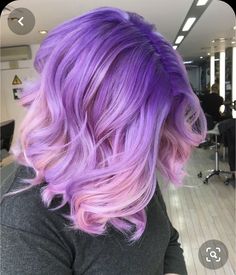 Pink And Purple Pastel Hair, Pink Purple Hair Short, Pink To Purple Hair, Purple To Pink Hair, Light Purple Hair Color Ideas, Pastel Pink And Purple Hair, Neon Purple Hair, Pink And Purple Hair Ideas, Pastel Hair Dye