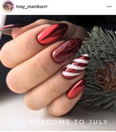 December Nails, Christmas Gel Nails, Colorful Nails, Christmas Nails Acrylic, Festival Nails, Kwanzaa, Xmas Nails, Fancy Nails