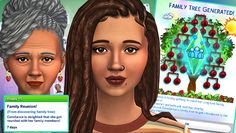 🌳 This mod by Sacrificial has SO MANY benefits, that will indeed allow your simming experience to be more productive and exciting! However,... Sims 4 Cc July 2024, Sims Family Tree, Sims 4 Family Tree, Sims 4 Skills, Sims Challenge