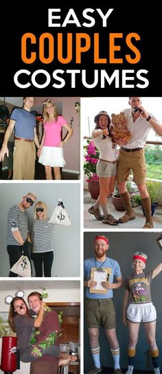 easy couples costumes for adults and children