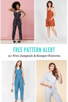 free pattern alert for jumpsuits and rompers