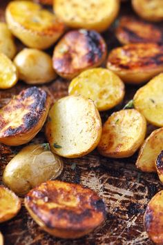 the potatoes are fried and ready to be eaten