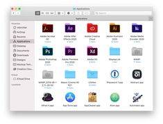 an image of the app icons in macosk's desktop screen capturer