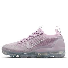 The Nike Air VaporMax 2021 Flyknit is the perfect blend of style and performance. Its lightweight and flexible Air Max cushioning provides superior comfort and support, while the Flyknit upper wraps your feet for a snug fit. The heel is reinforced for extra stability, making it ideal for running and everyday wear. With its unique Light Arctic Pink/Summit White/Metallic Silver/Iced Lilac colorway, this sneaker is sure to turn heads. The VaporMax series is inspired by the natural motion of the foo Nike Air Vapormax 2021 Fk, Vapormax Nike, Nike Vapor Max, Nike Vapormax Flyknit, Nike Skateboarding, Vapor Max, Nike Air Vapormax Flyknit, Nike Vapormax, Air Vapormax