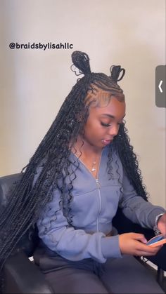 Cute Box Braids, Fulani Braids, Pretty Braided Hairstyles, African Braids Hairstyles, Braided Hairstyles For Black Women, African Braids, Box Braids Hairstyles