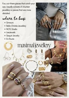 Gold Chunky Jewelry Aesthetic, Chunky Gold Jewelry Aesthetic, Chunky Jewelry Aesthetic, Places To Buy Jewelry, Where To Buy Jewelry, Must Have Jewelry, Xoxo Jewelry, Sequin Jewelry