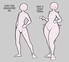 an animation character's body is shown with the words how to draw them on it